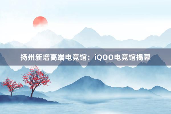 扬州新增高端电竞馆：iQOO电竞馆揭幕